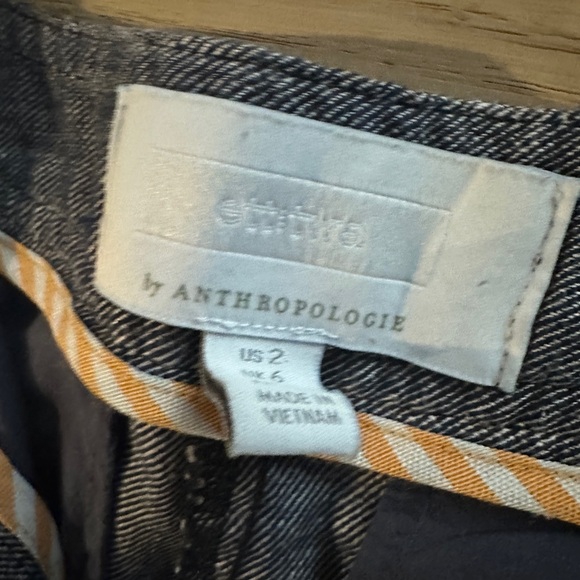 Ett twa Anthropologie chambray denim trouser - Picture 5 of 5
